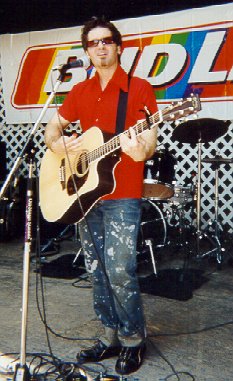 Marcus at Houston Pride Festival, 2001