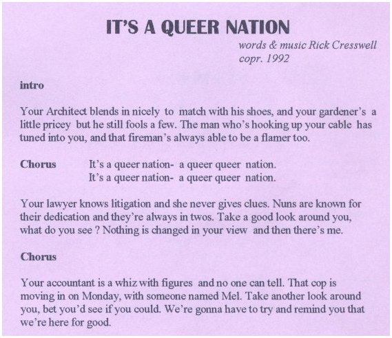 It's a Queer Nation