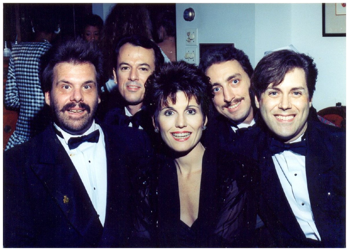 l to r: Gary, Michael, Lucie, Tom, David