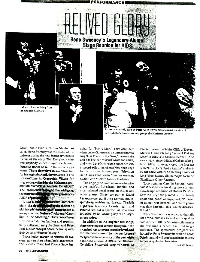 Reno Sweeney's Benefit