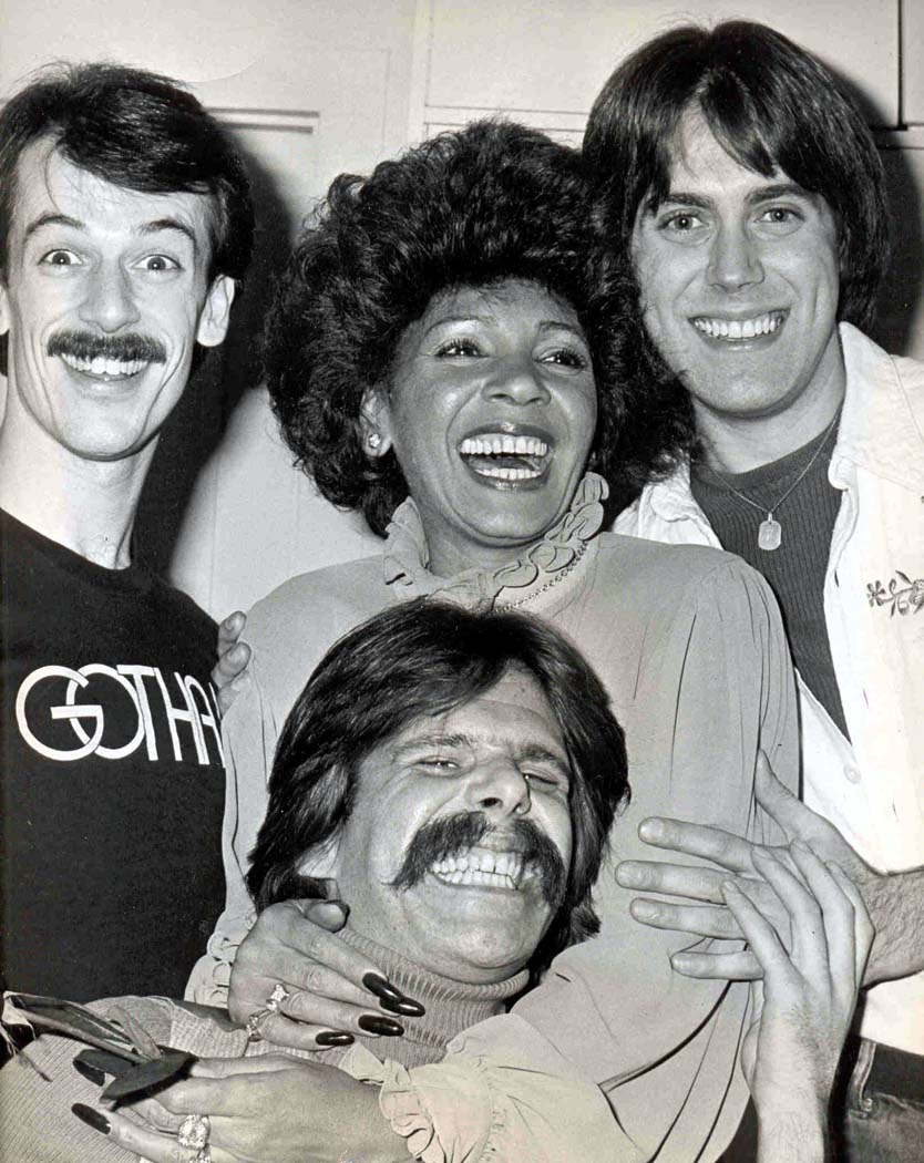 London, with Shirley Bassey