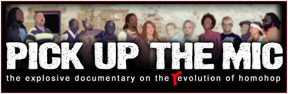 "Pick Up the Mic" banner