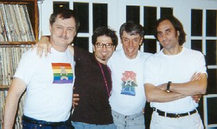 JD, Marcus, KPFT DJ Jim Carper, Dave Hall