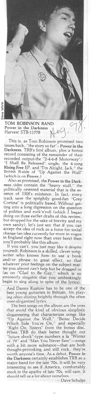 Trouser Press, 08/78