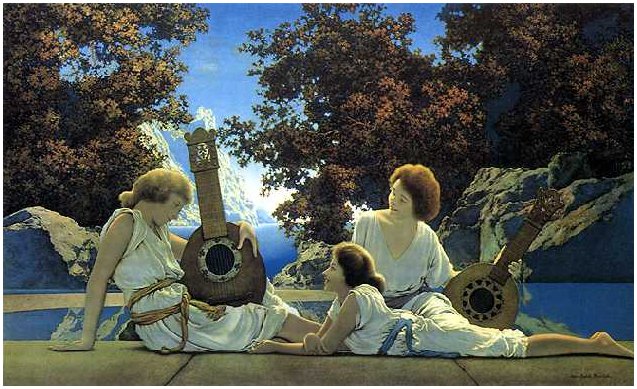 Maxfield Parrish - Lute Players
