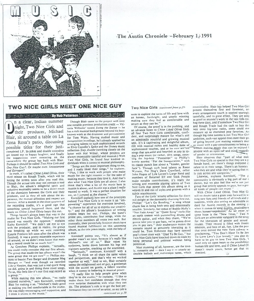 Austin Chronicle, Feb 1991