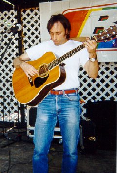 Dave Hall at the Houston Pride Festival, 2001