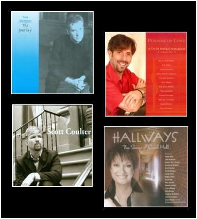 CDs by Tim Andersen, Tim Dipasqua, Scott Coulter and Carol Hall