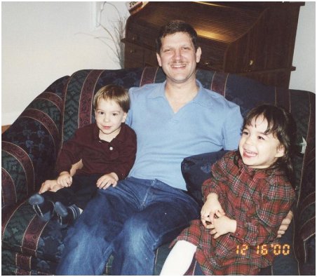 with Nate & Hannah, Dec 2000