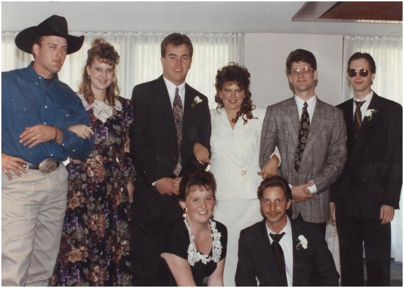 wedding pic, October 1993