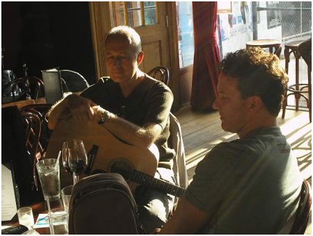 I love this pensive shot of John R Pollard and Terry Christopher