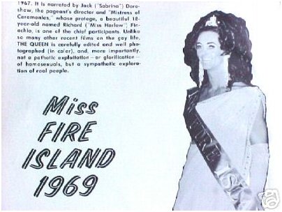 the real Queen of Fire Island, 1969