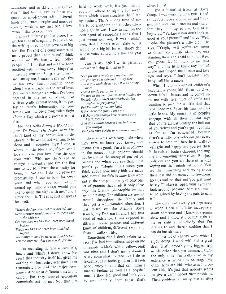 Troy Walker Interview