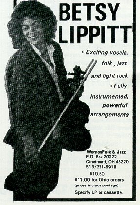 Betsy Lippitt ad, 1988