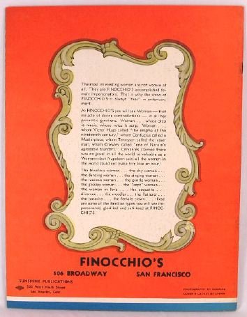 Finnochio's, 1950