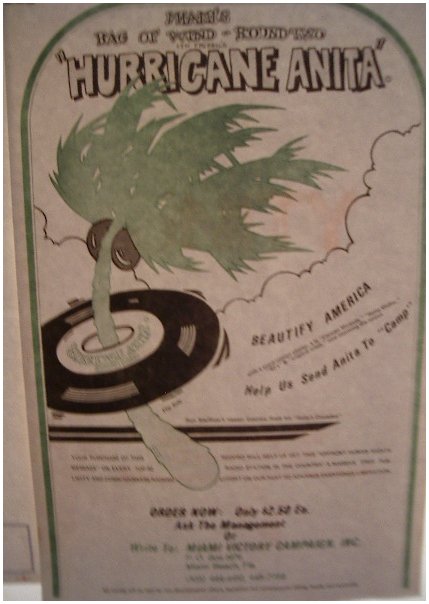 digital shot of a Lynn Frizzel poster ad for the 45