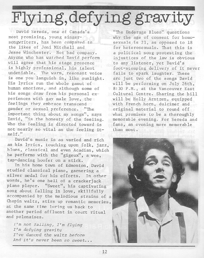David Sereda Press Kit