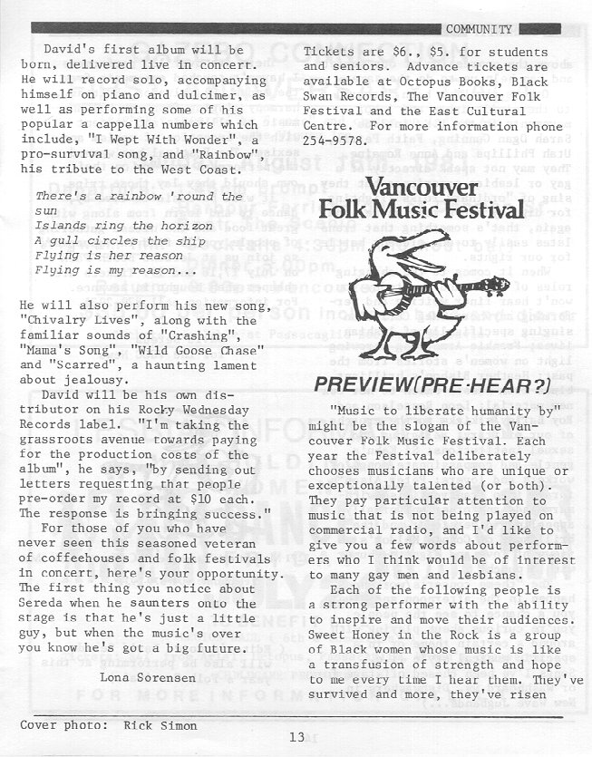 David Sereda Press Kit